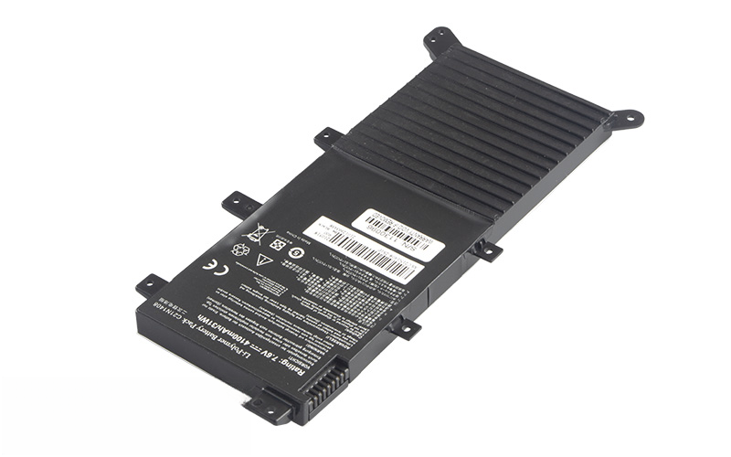 C21N1408 Battery for ASUS V555U A555U X555UQ X555UA V555L (7.6V 31Wh 2-Cell Li-Poly) – Front view top 45° angle