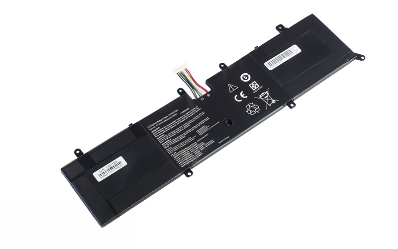 C21N1423 0B200-01360100 Battery for ASUS X302UV X302LJ X302LA R301LA F302LJ F302U P302U (7.4V 36WH 2-Cell Li-Poly) – Front view top 45° angle