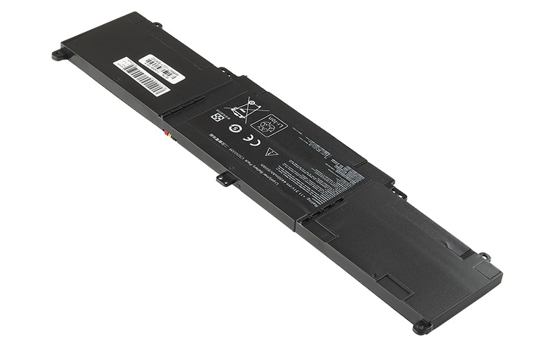 C31N1339 11.31V 46Wh 3-cell Li-Poly battery for ASUS ZenBook UX303L UX303LA UX303LB UX303LN – Front view top 45° angle