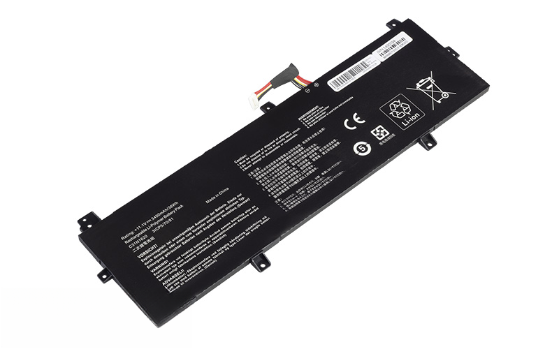 C31N1620 Battery for ASUS ASUSPRO PU404UF P5440UF (11.1V 39Wh 3-Cell Li-Poly) – Front view top 45° angle