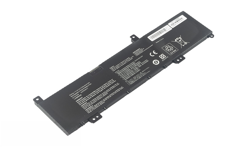 C31N1636 Battery for ASUS VivoBook Pro 15 N580VN N580VD, ASUS X580V NX580V (11.4V 47Wh 3-Cell Li-Poly) – Front view top 45° angle