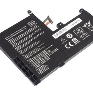 C31N1703 0B200-02650100 Battery for ASUS ZenBook Flip UX561UA UX561UN Q505UA Q525UA (11.4V 47Wh 3-Cell Li-Poly) – Front view top 45° angle