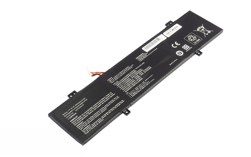 C31N1733 Battery for ASUS VivoBook Flip 14 TP412UA TP412FA (11.4V 41Wh 3-Cell Li-Poly) – Front view top 45° angle