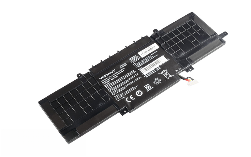 C31N1815 Battery for ASUS Zenbook 13 UX333F (3-Cell Li-Poly) – Front view top 45° angle