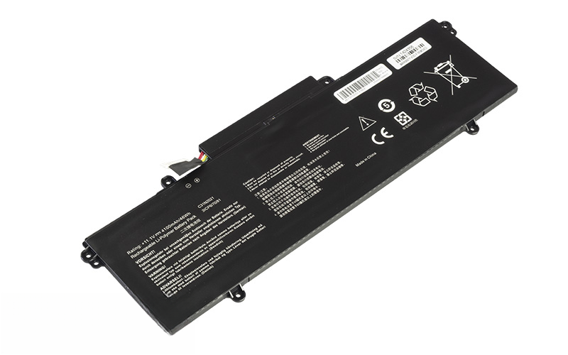 C31N2021 Battery for ASUS ZenBook 14X OLED UX5400EA 14 Flip OLED UP5401EA (11.1V 46Wh 3-Cell Li-Poly) – Front view top 45° angle