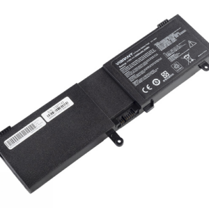 C41-N550 Battery for ASUS N550J N550JK Q550LF (15V 53Wh 4-Cell Li-Poly) – Front view top 45° angle