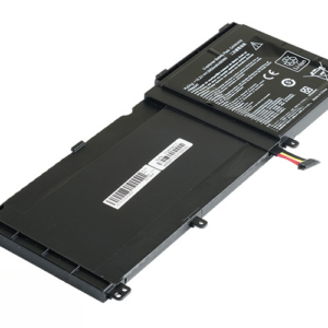 C41N1416 Battery for ASUS G501VW G501JW G60JW UX501JW ZenBook Pro UX501VW N501L (15.2V 55Wh 4-Cell Li-Poly) – Front view top 45° angle