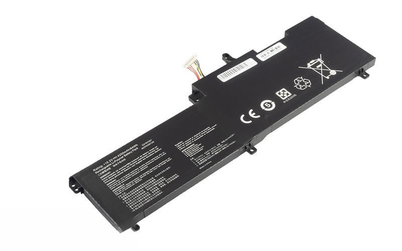 C41N1541 Battery for ASUS ROG GL702VT GL702VS (15.2V 64Wh 4-Cell Li-Poly) – Front view top 45° angle