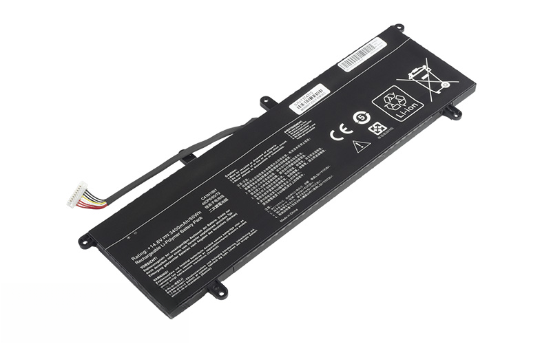 C41N1901 Battery for ASUS ZenBook DUO UX481FA UX481FL (14.8V 50Wh 4-Cell Li-Poly) – Front view top 45° angle