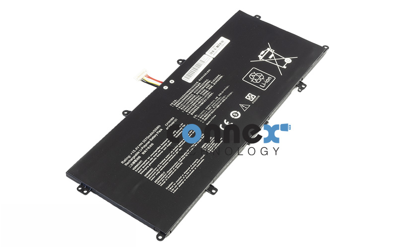 C41N1904 Battery for ASUS UX3000E ZenBook 14 UX425EA 13 UX325EA (15.4V 55Wh 4-Cell Li-Poly) – Front view top 45° angle