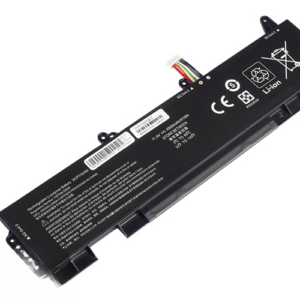 CC03XL HSTNN-DB9O Battery for HP Elitebook 850 855 G7 G8 ZBook Firefly 15 G7 G8 (11.4V 51Wh 3-Cell Li-Poly) – Front view top 45° angle