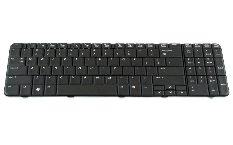 Compaq Presario&nbsp;CQ60&nbsp;HP G60 Keyboard – Front view – keys & layout