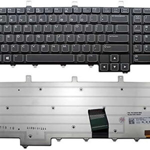 Dell Alienware M17x R4 Keyboard – Front view – keys & layout