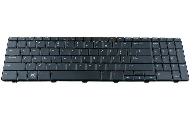 Dell Inspiron 15R N5010 M5010 Keyboard – Front view – keys & layout