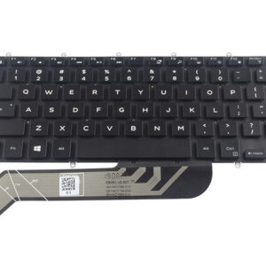 Dell Inspiron 3480 Keyboard (with backlit keys) – Front view – keys & layout