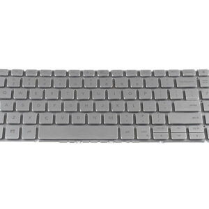 Dell Inspiron 5502 5509 Latitude 3510 Keyboard (silver colour with backlit keys, no top frame/palm rest) – Front view – keys & layout