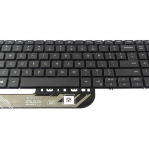 Dell Inspiron 5584 5590 5593 5594 5598 7590 7591 7791 Vostro 3500 3501 Keyboard - Black - without backlit keys – Front view – keys & layout