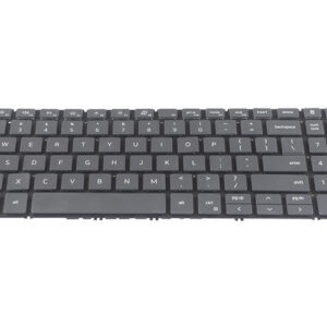 Dell Inspiron 5584 5590 5593 5594 5598 7590 7591 7791 Vostro 3500 3501 Keyboard - Grey - with Backlit Keys – Front view – keys & layout