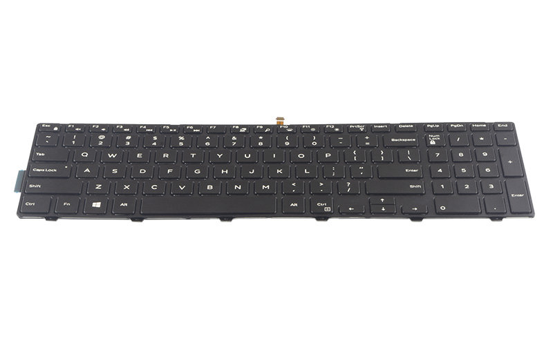 Dell Latitude 3550 3560 3570 3580 3588 Keyboard – Front view – keys & layout
