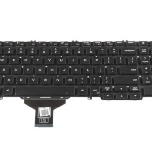 Dell Latitude 5500 5501 5510 5511 Precision 3540 3541 3550 3551 Keyboard – Front view – keys & layout