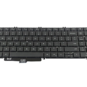 Dell Latitude 5520 5521 5530 Precision 3560 3561 Keyboard (with backlit keys) – Front view – keys & layout