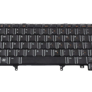 Dell Latitude E5420 E5520 E6420 keyboard (without track point and back-lit keys) – Front view – keys & layout