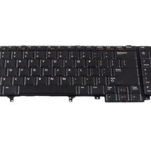Dell Latitude E6520 E6530 E5520 E5530 Keyboard (P/N: MP-10J13US6886 55010RB00-515-G 0F5YDT) – Front view – keys & layout
