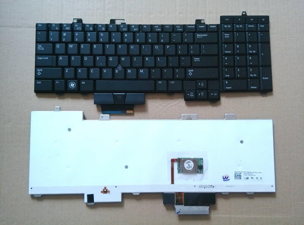 Dell Precision M6500 Keyboard – Front view – keys & layout