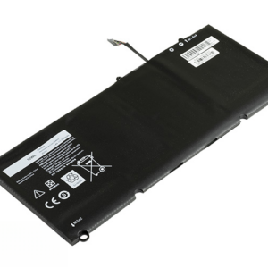 Dell XPS 13 9343 9350 Battery - 7.4V 41Wh 4-Cell Li-Polymer (P/N: JD25G 90V7W RWT1R 0N7T6 5K9CP) – Front view top 45° angle