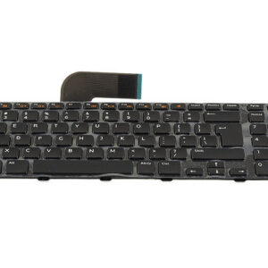 Dell XPS 17 L702X keyboard with big [Enter] key and backlit keys – Front view – keys & layout