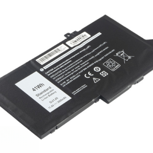 DJ1J0 0G74G PGFX4 Battery for Dell Latitude E7280 E7380 E7480 E7290 E7390 E7490 (11.4V 41Wh 3-Cell Li-Poly) – Front view top 45° angle