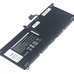 DXGH8 0H754V G8VCF Battery for Dell XPS 13 9370 (7.4V 41Wh 4-Cell Li-Poly) – Front view top 45° angle