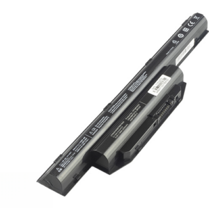 FMVNBP229A FPCBP405Z FMVNBP231 Battery for Fujitsu LifeBook AH544 E734 A544 E751 E753 (10.8V 56Wh 6-Cell) – Front view top 45° angle