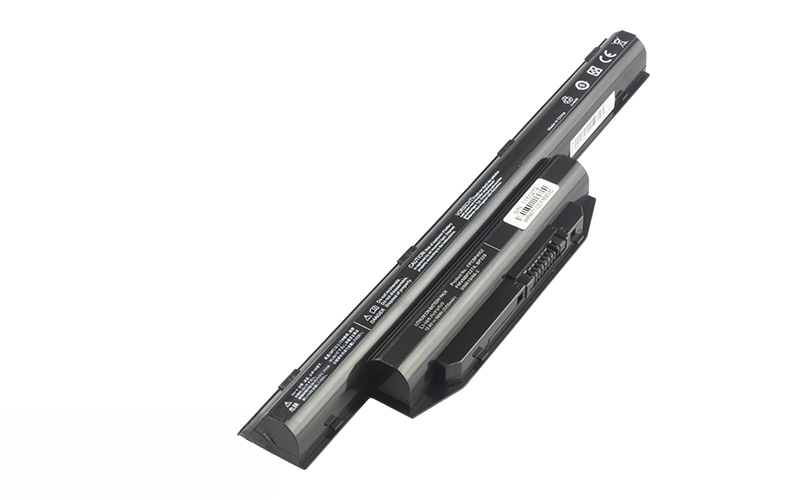 FMVNBP229A FPCBP405Z FMVNBP231 Battery for Fujitsu LifeBook AH544 E734 A544 E751 E753 (10.8V 56Wh 6-Cell) – Front view top 45° angle