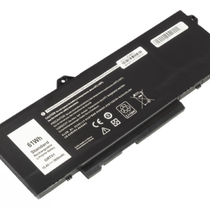 GRT01 0P3TJ R05P0 Battery for Dell Latitude 5421 5431 5521 3561 Precision 3561 3571 3581 3470 (15.4V 3950mAh/61Wh 4-Cell Li-Poly) – Front view top 45° angle