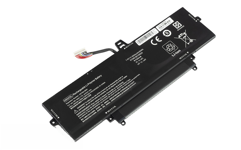 HK04XL L82391-005 HSTNN-IB9H Battery for HP EliteBook x360 1030 G7 G8 1040 G7 G8 (7.6V 50Wh 4-Cell Li-Poly) – Front view top 45° angle