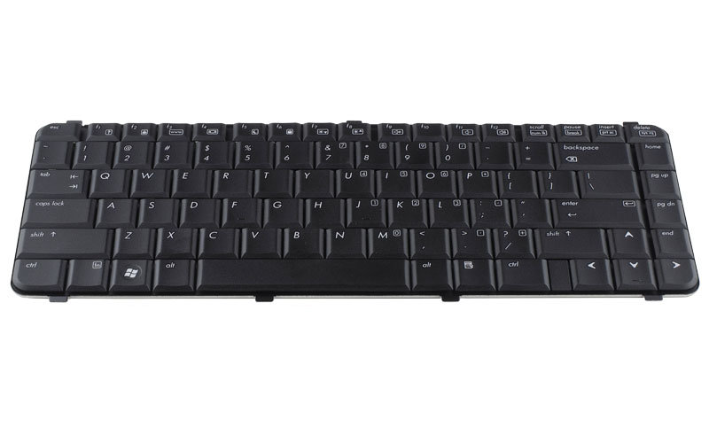 HP Compaq 610 615 Keyboard – Front view – keys & layout