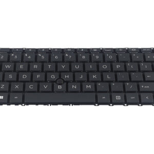 HP EliteBook 745 G7 G8 840 G7 G8 845 G7 Keyboard (with backlit keys and center track point) – Front view – keys & layout
