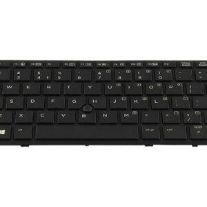HP EliteBook 820 G1 820 G2 Keyboard (with black frame) – Front view – keys & layout
