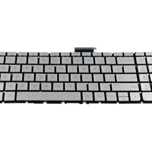 HP Envy 15-ae103ni Keyboard (Silver Colour with Backlit Keys) – Front view – keys & layout