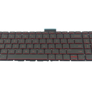 HP Omen 17-w202ni Keyboard – Front view – keys & layout
