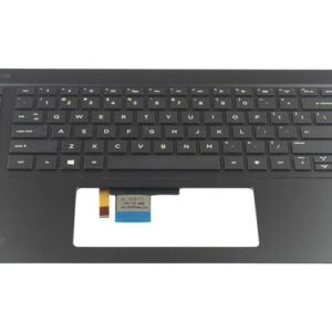 HP Omen Pro 15 Mobile Workstation Keyboard with C-shell/Top Casing – Front view – keys & layout