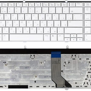 HP Pavilion DV7-2000 DV7-2040 DV7-2100 DV7-2170 DV7-2180 DV7-2200 DV7-3000 DV7-3100 DV7t-2000 Keyboard – Front view – keys & layout
