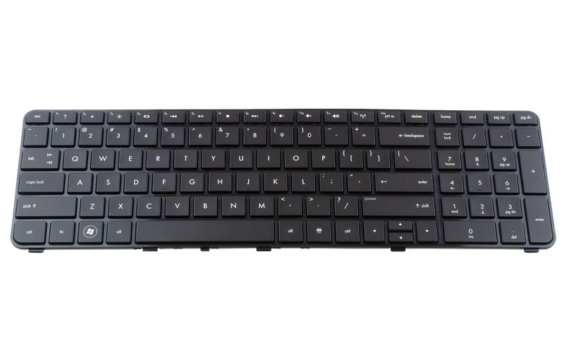HP Pavilion DV7-4000 DV7-4100 Keyboard – Front view – keys & layout