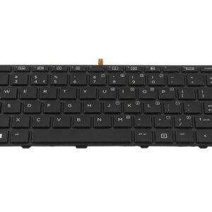 HP ProBook 430 G4 440 G4 640 G2 645 G2 Keyboard (with backlit keys) – Front view – keys & layout