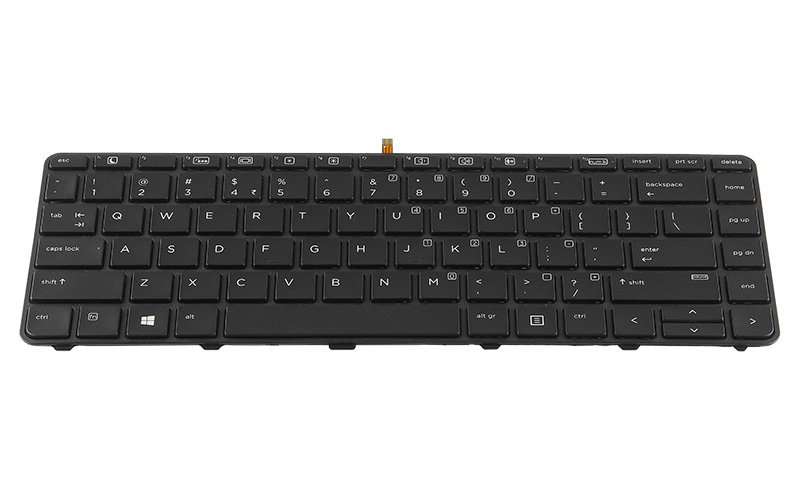 HP ProBook 430 G4 440 G4 640 G2 645 G2 Keyboard (with backlit keys) – Front view – keys & layout