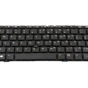 HP ProBook 6470b 6475b EliteBook 8470p Keyboard (P/N: 700945-001 700946-001 702651-001) – Front view – keys & layout