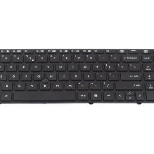 HP ProBook 6560b 6565b 6570b 6575b Keyboard with Centre Track Point(P/N: 641179-B31 9Z.N6GSF.31D 55011LC00-035-G) – Front view – keys & layout