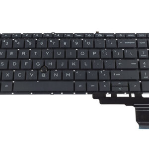 HP ZBook Firefly 15 G7 G8 Keyboard (with backlit keys and center track point) – Front view – keys & layout