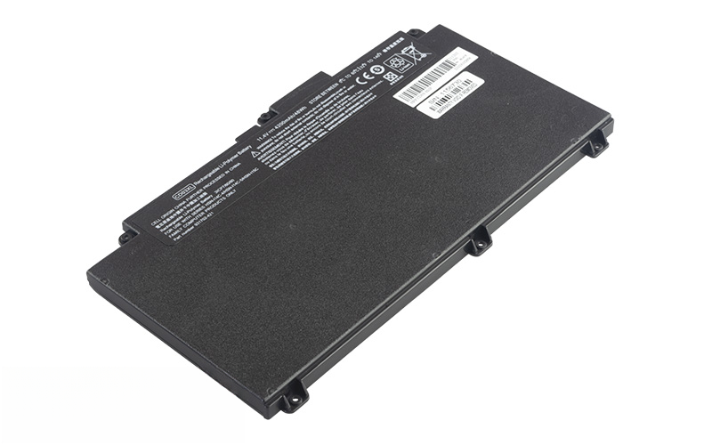 HSTNN-LB8F 931719-850 CD03XL Battery for HP ProBook 640 G4 645 G4 (11.4V 47Wh 3-Cell Li-Polymer) – Front view top 45° angle